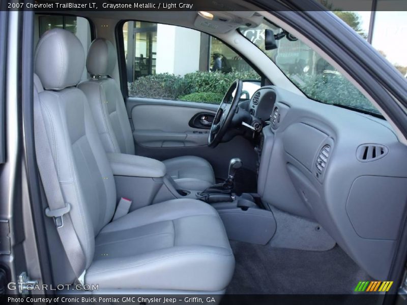 Graystone Metallic / Light Gray 2007 Chevrolet TrailBlazer LT