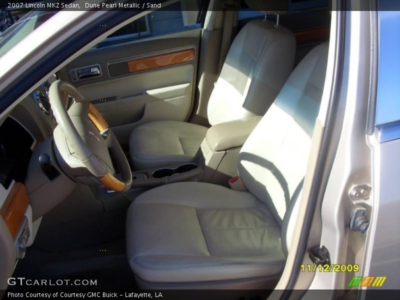 Dune Pearl Metallic / Sand 2007 Lincoln MKZ Sedan