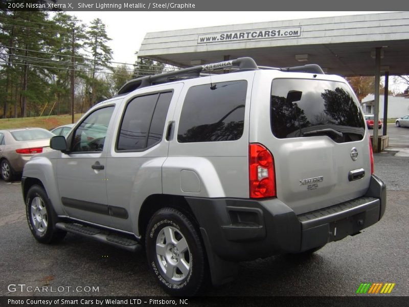 Silver Lightning Metallic / Steel/Graphite 2006 Nissan Xterra X