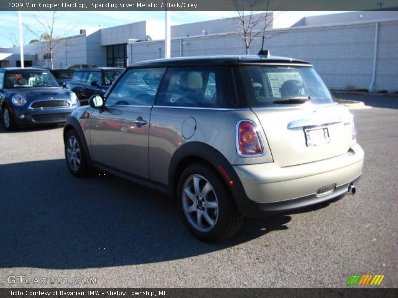 Sparkling Silver Metallic / Black/Grey 2009 Mini Cooper Hardtop