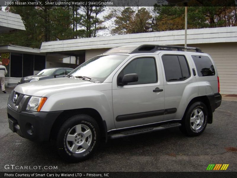 Silver Lightning Metallic / Steel/Graphite 2006 Nissan Xterra X