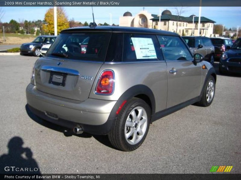 Sparkling Silver Metallic / Black/Grey 2009 Mini Cooper Hardtop