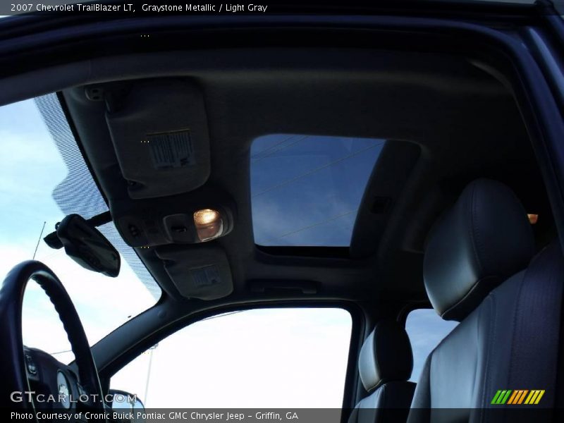 Graystone Metallic / Light Gray 2007 Chevrolet TrailBlazer LT