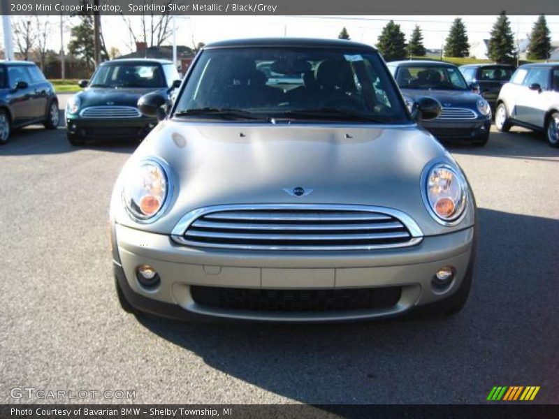 Sparkling Silver Metallic / Black/Grey 2009 Mini Cooper Hardtop
