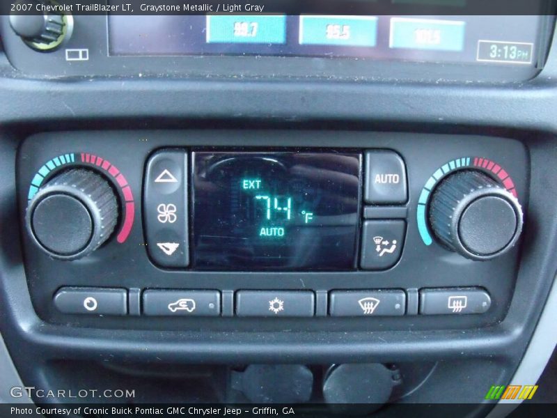 Graystone Metallic / Light Gray 2007 Chevrolet TrailBlazer LT