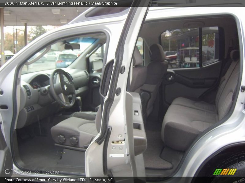 Silver Lightning Metallic / Steel/Graphite 2006 Nissan Xterra X