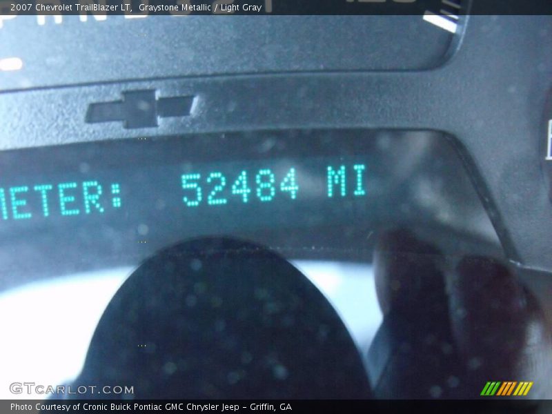 Graystone Metallic / Light Gray 2007 Chevrolet TrailBlazer LT
