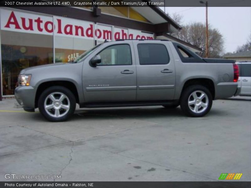 Graystone Metallic / Dark Titanium/Light Titanium 2007 Chevrolet Avalanche LTZ 4WD