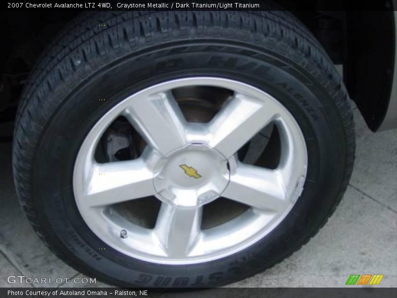Graystone Metallic / Dark Titanium/Light Titanium 2007 Chevrolet Avalanche LTZ 4WD