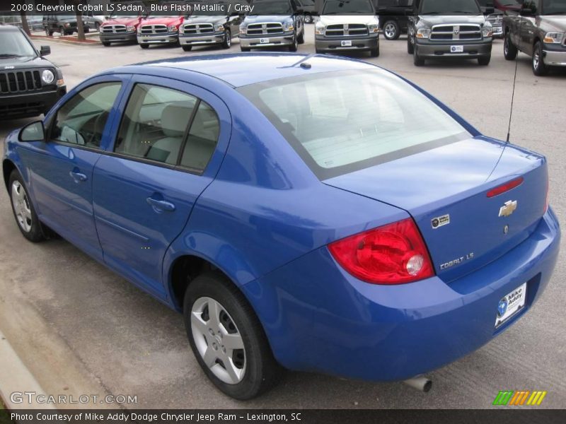 Blue Flash Metallic / Gray 2008 Chevrolet Cobalt LS Sedan