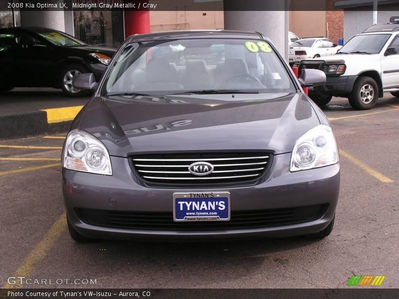 Midnight Gray Metallic / Gray 2008 Kia Optima LX