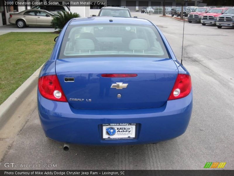 Blue Flash Metallic / Gray 2008 Chevrolet Cobalt LS Sedan