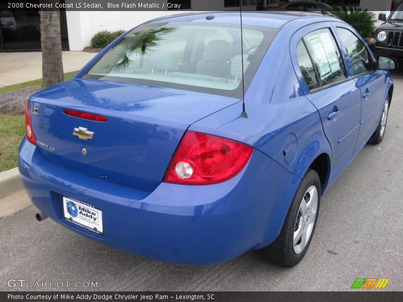 Blue Flash Metallic / Gray 2008 Chevrolet Cobalt LS Sedan