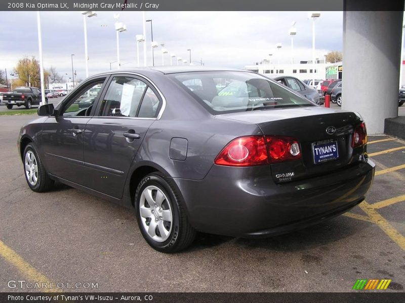 Midnight Gray Metallic / Gray 2008 Kia Optima LX