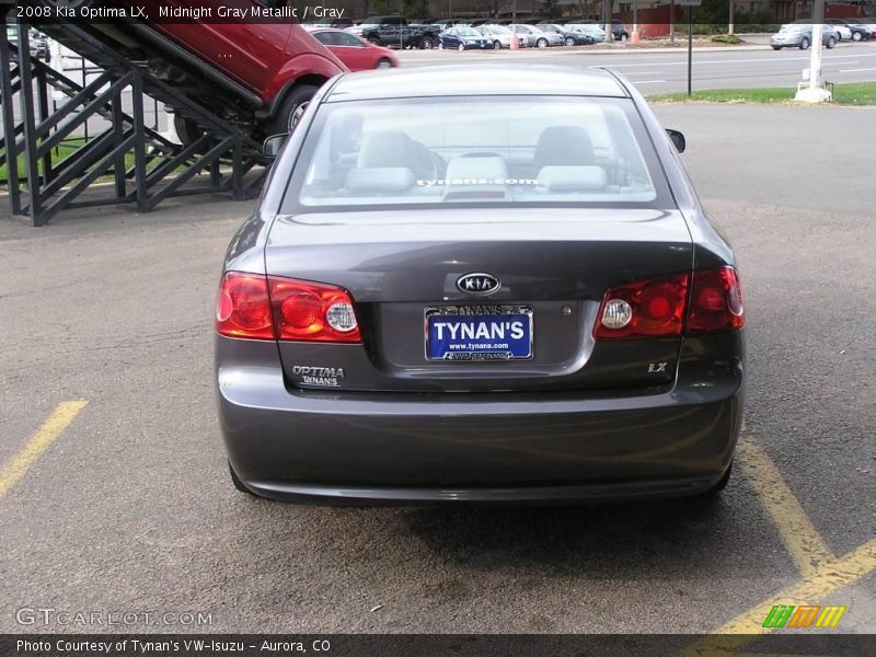 Midnight Gray Metallic / Gray 2008 Kia Optima LX