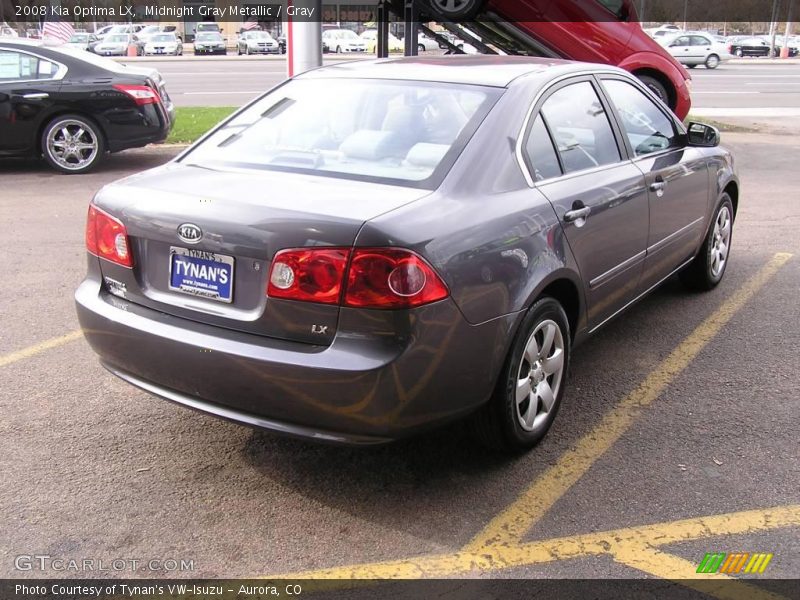Midnight Gray Metallic / Gray 2008 Kia Optima LX