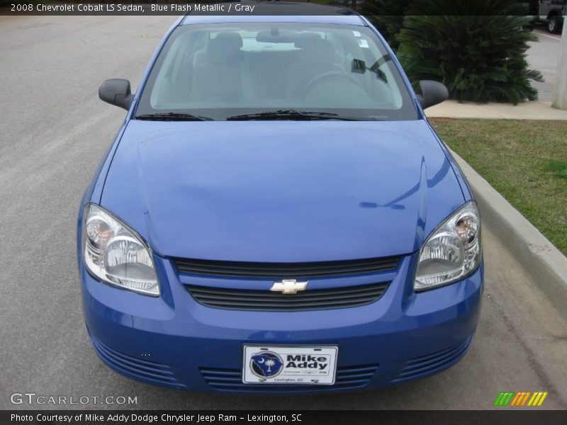 Blue Flash Metallic / Gray 2008 Chevrolet Cobalt LS Sedan