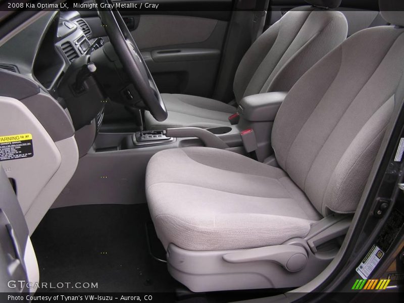 Midnight Gray Metallic / Gray 2008 Kia Optima LX