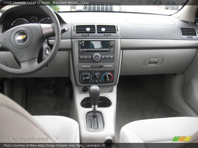 Blue Flash Metallic / Gray 2008 Chevrolet Cobalt LS Sedan