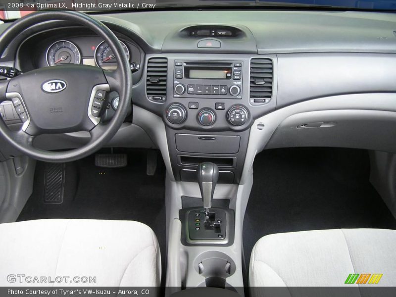 Midnight Gray Metallic / Gray 2008 Kia Optima LX