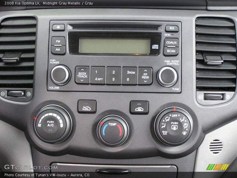 Midnight Gray Metallic / Gray 2008 Kia Optima LX