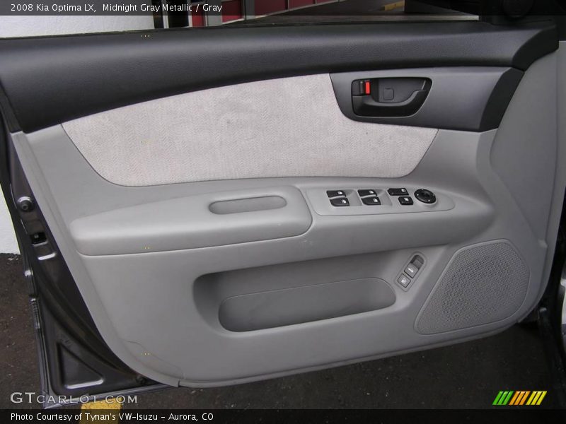 Midnight Gray Metallic / Gray 2008 Kia Optima LX
