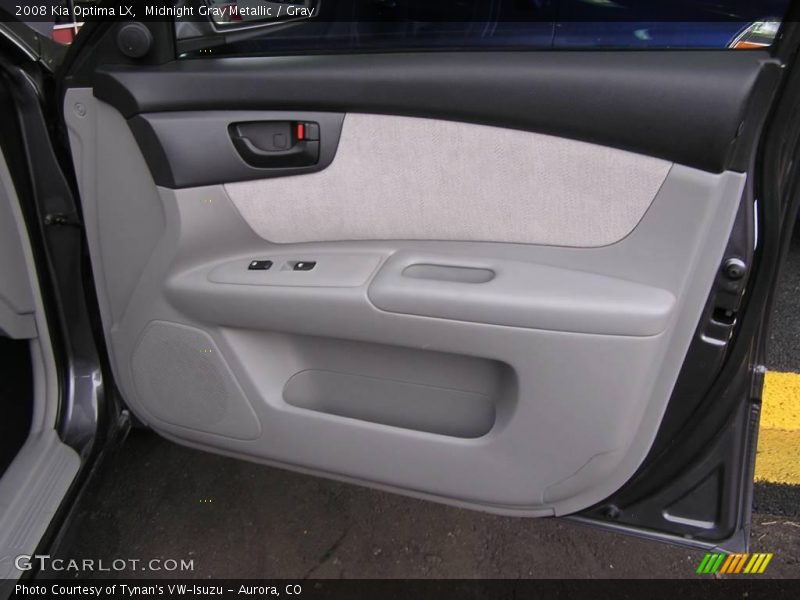 Midnight Gray Metallic / Gray 2008 Kia Optima LX