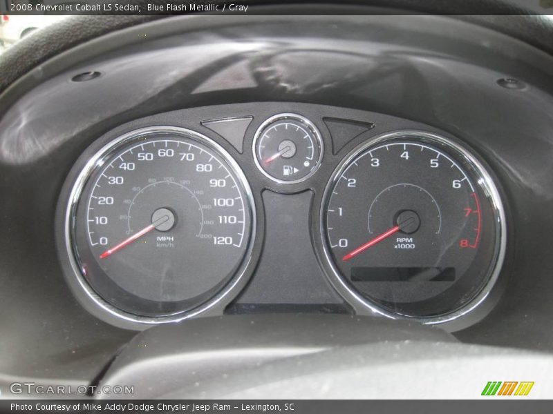 Blue Flash Metallic / Gray 2008 Chevrolet Cobalt LS Sedan