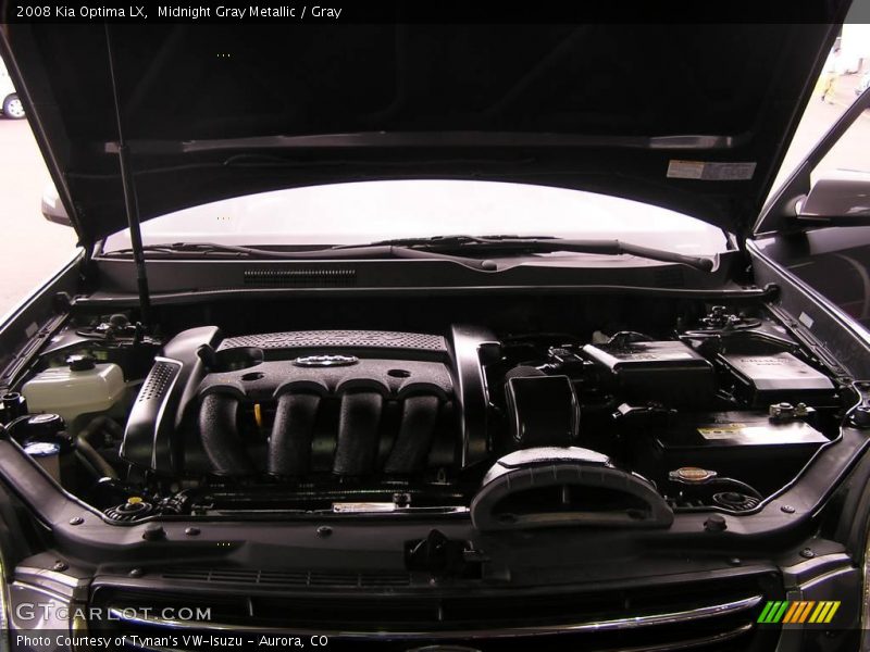 Midnight Gray Metallic / Gray 2008 Kia Optima LX