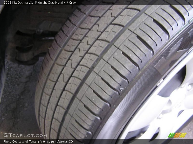 Midnight Gray Metallic / Gray 2008 Kia Optima LX