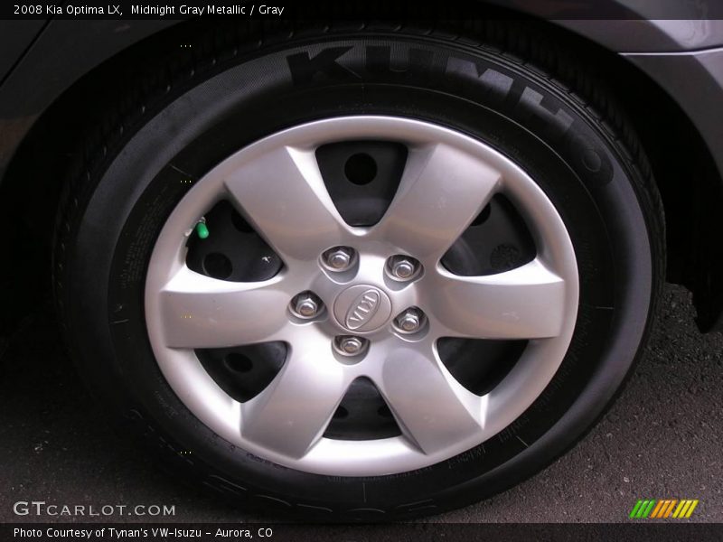 Midnight Gray Metallic / Gray 2008 Kia Optima LX