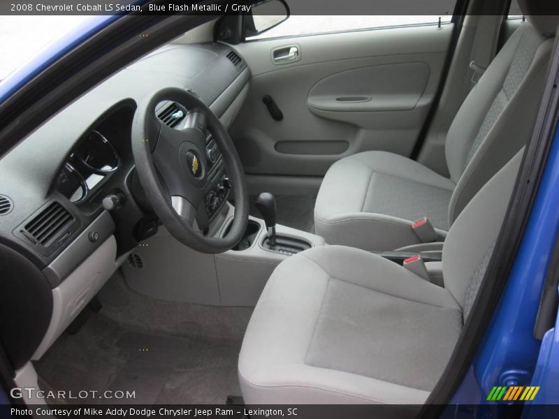 Blue Flash Metallic / Gray 2008 Chevrolet Cobalt LS Sedan