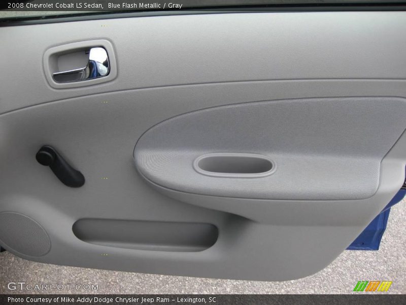 Blue Flash Metallic / Gray 2008 Chevrolet Cobalt LS Sedan
