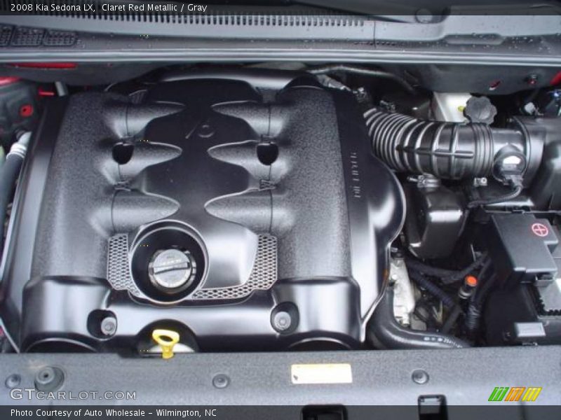 Claret Red Metallic / Gray 2008 Kia Sedona LX