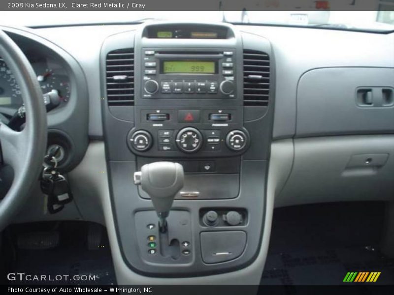 Claret Red Metallic / Gray 2008 Kia Sedona LX