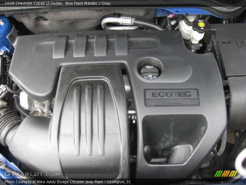 Blue Flash Metallic / Gray 2008 Chevrolet Cobalt LS Sedan