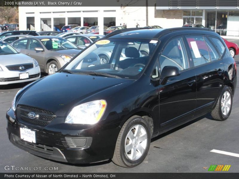 Black Cherry / Gray 2008 Kia Rondo LX V6