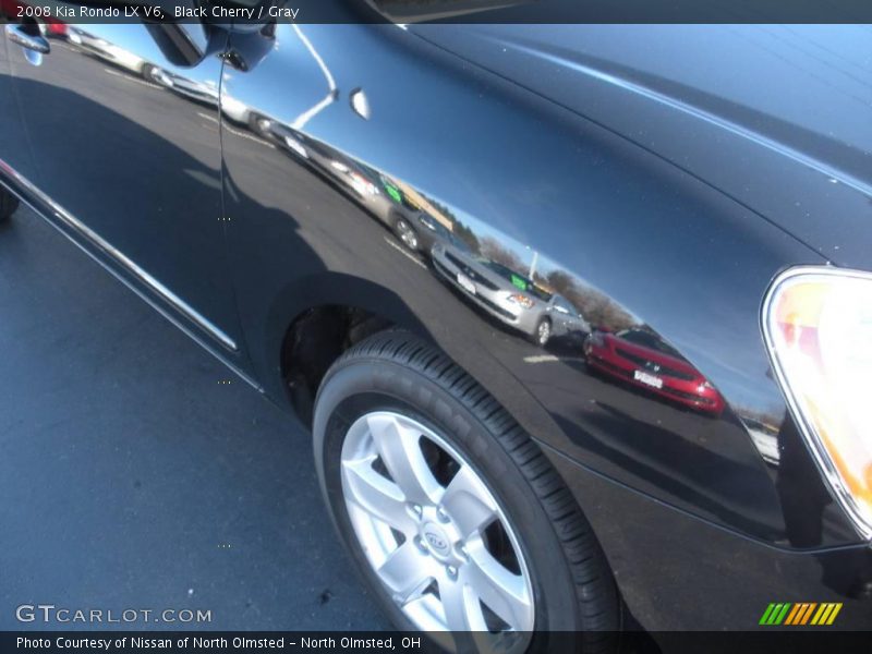 Black Cherry / Gray 2008 Kia Rondo LX V6