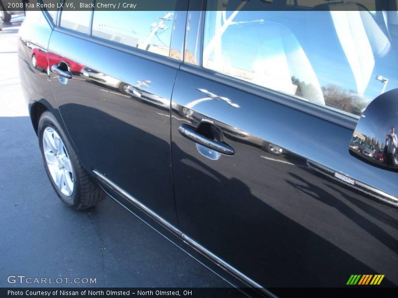 Black Cherry / Gray 2008 Kia Rondo LX V6