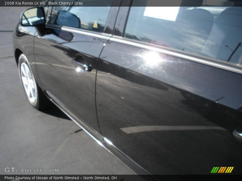 Black Cherry / Gray 2008 Kia Rondo LX V6