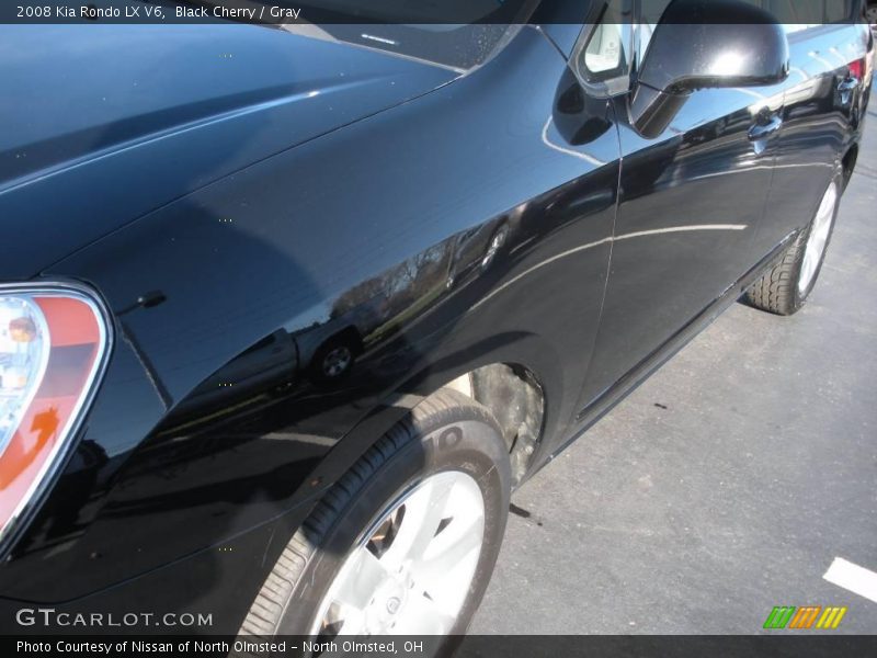 Black Cherry / Gray 2008 Kia Rondo LX V6