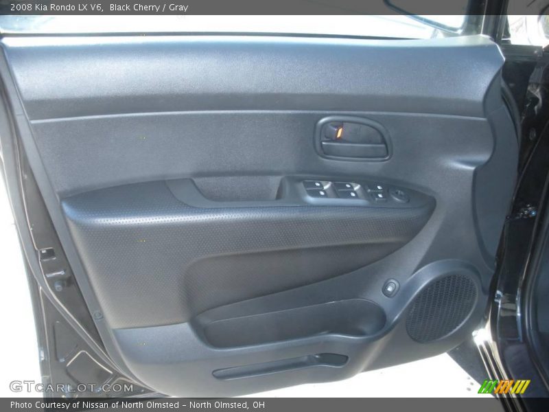 Black Cherry / Gray 2008 Kia Rondo LX V6