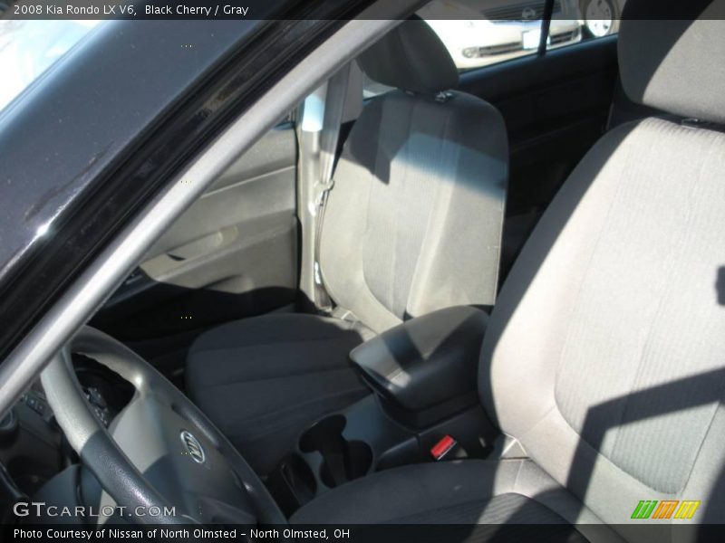 Black Cherry / Gray 2008 Kia Rondo LX V6