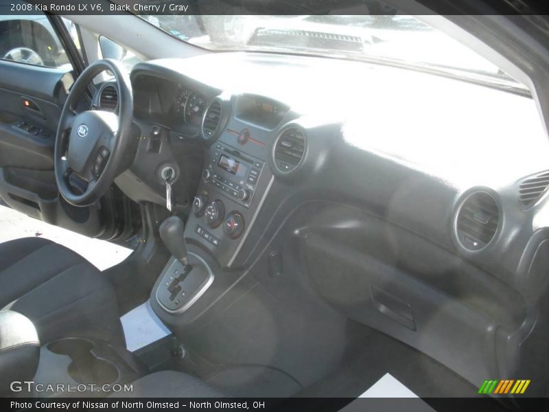 Black Cherry / Gray 2008 Kia Rondo LX V6