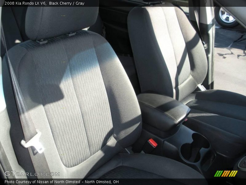 Black Cherry / Gray 2008 Kia Rondo LX V6