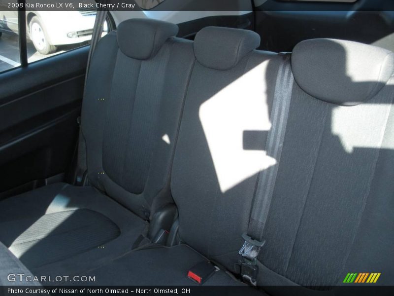 Black Cherry / Gray 2008 Kia Rondo LX V6