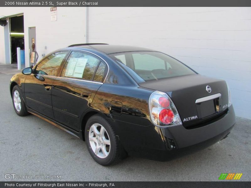 Super Black / Charcoal 2006 Nissan Altima 2.5 SL