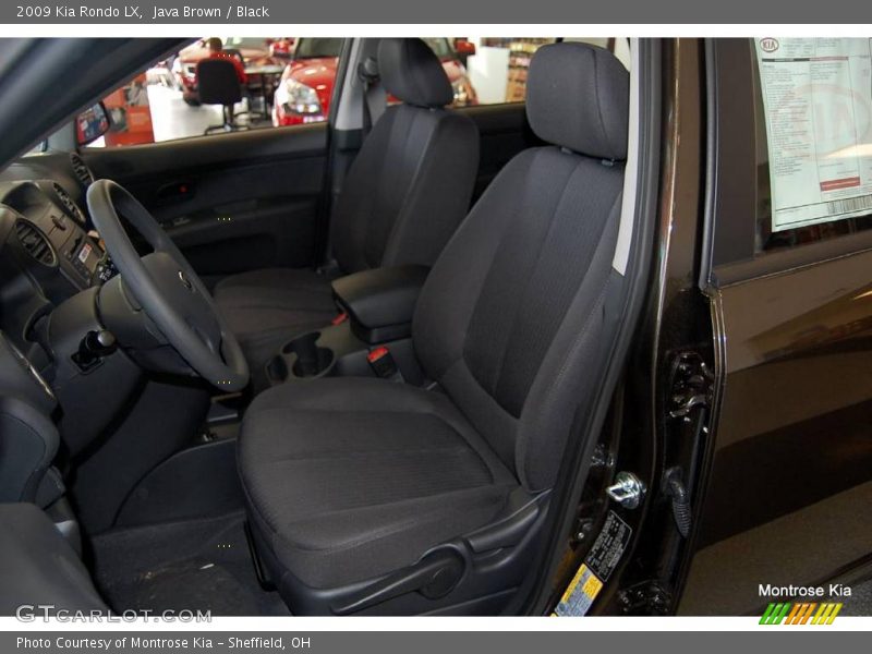 Java Brown / Black 2009 Kia Rondo LX