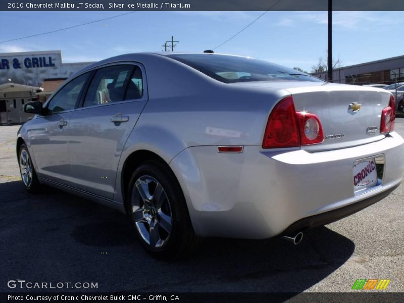 Silver Ice Metallic / Titanium 2010 Chevrolet Malibu LT Sedan