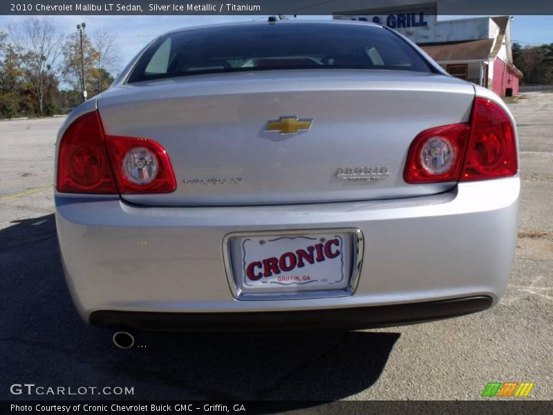 Silver Ice Metallic / Titanium 2010 Chevrolet Malibu LT Sedan